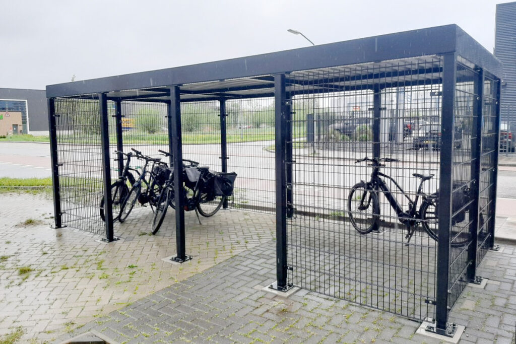 Overkapping voor fietsen