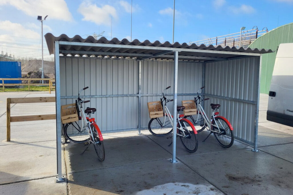 stalen fietsenhok