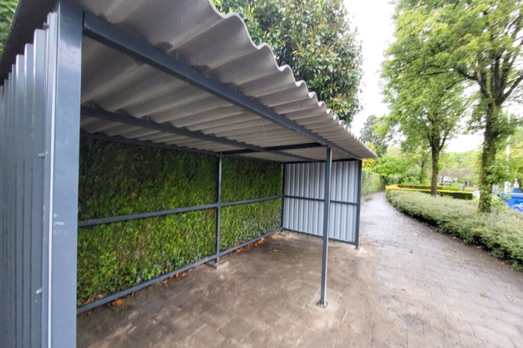 Zelf een stalen fietsenhok plaatsen