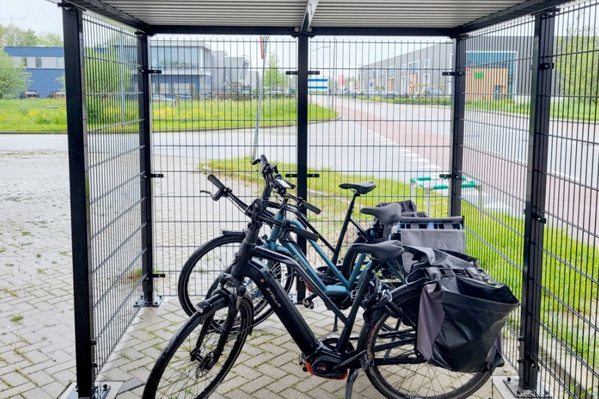 Overkapping voor fietsen