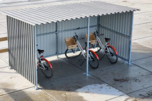 stalen fietsenhok extra functioneel