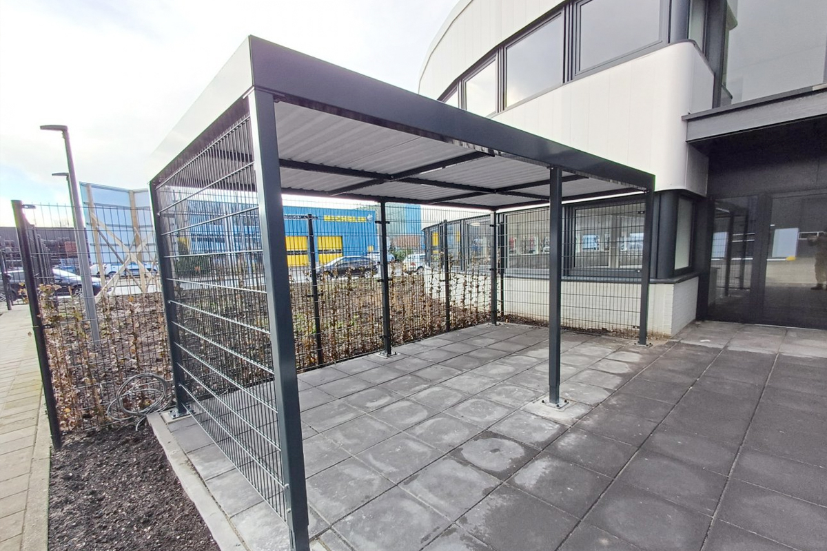 Weersomstandigheden en fietsenhok