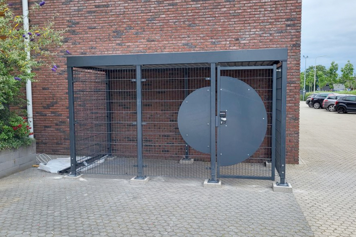 Zo beschermt een stalen fietsenhok jouw fiets