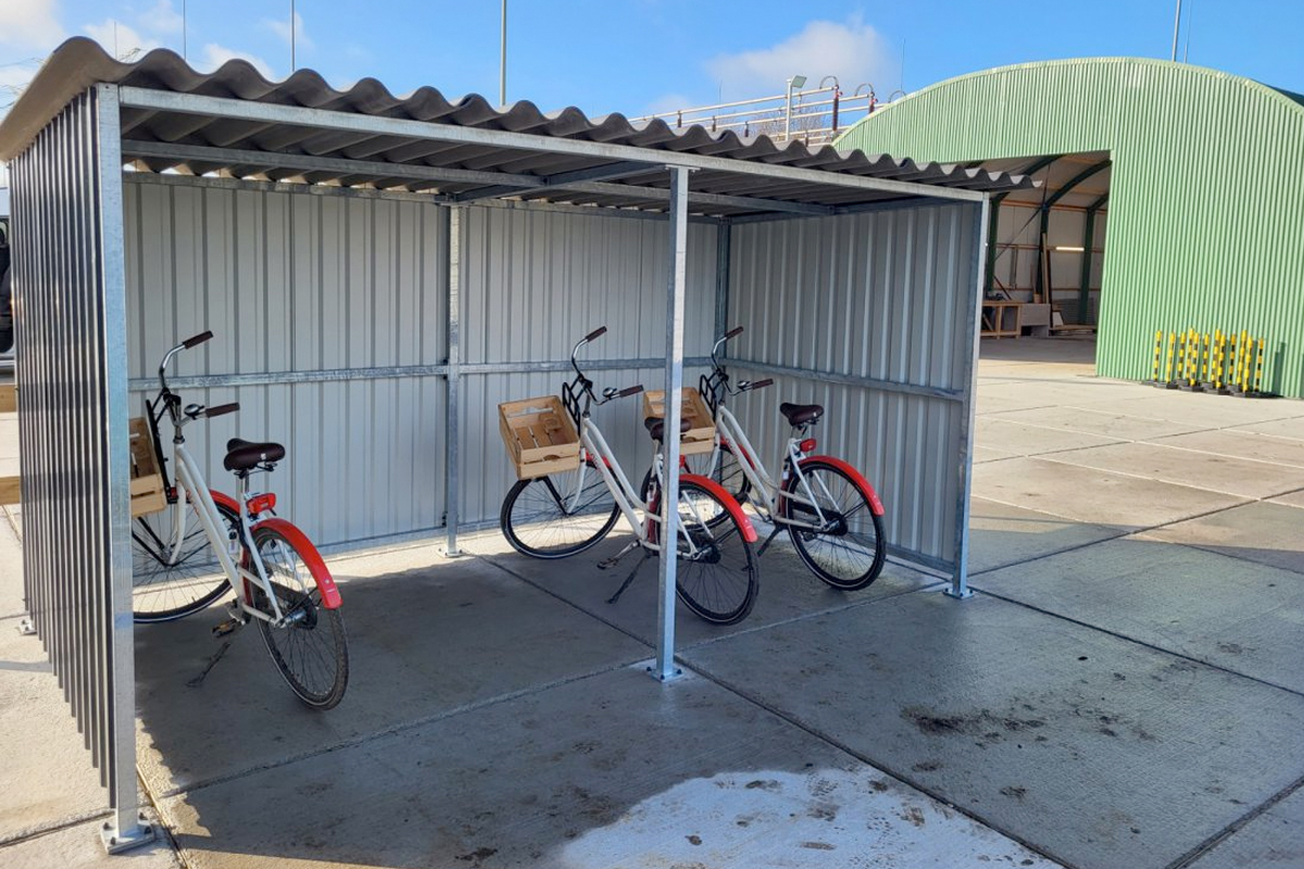 Fietsenhok in Almere