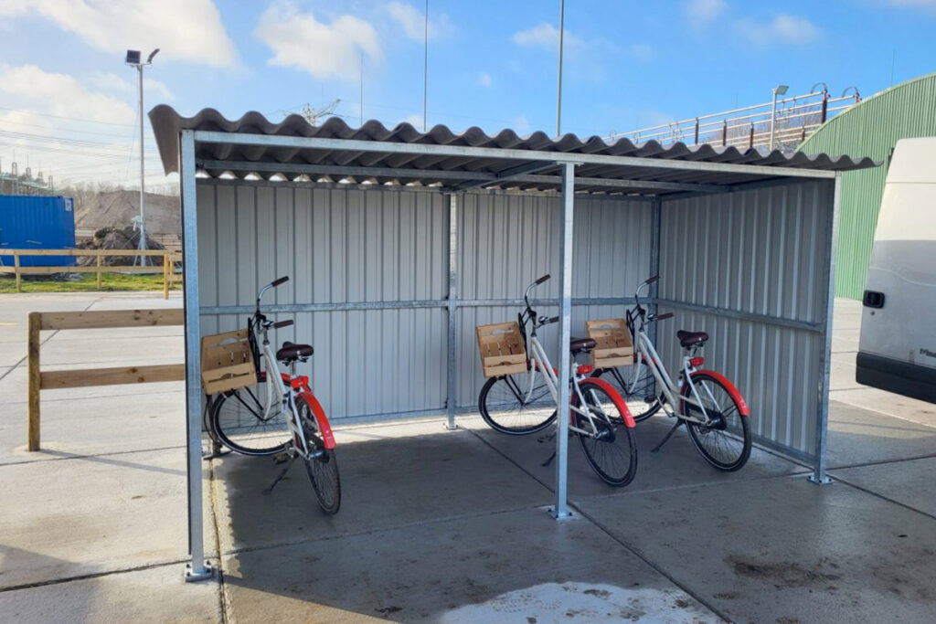 Fietsenhok in Emmeloord