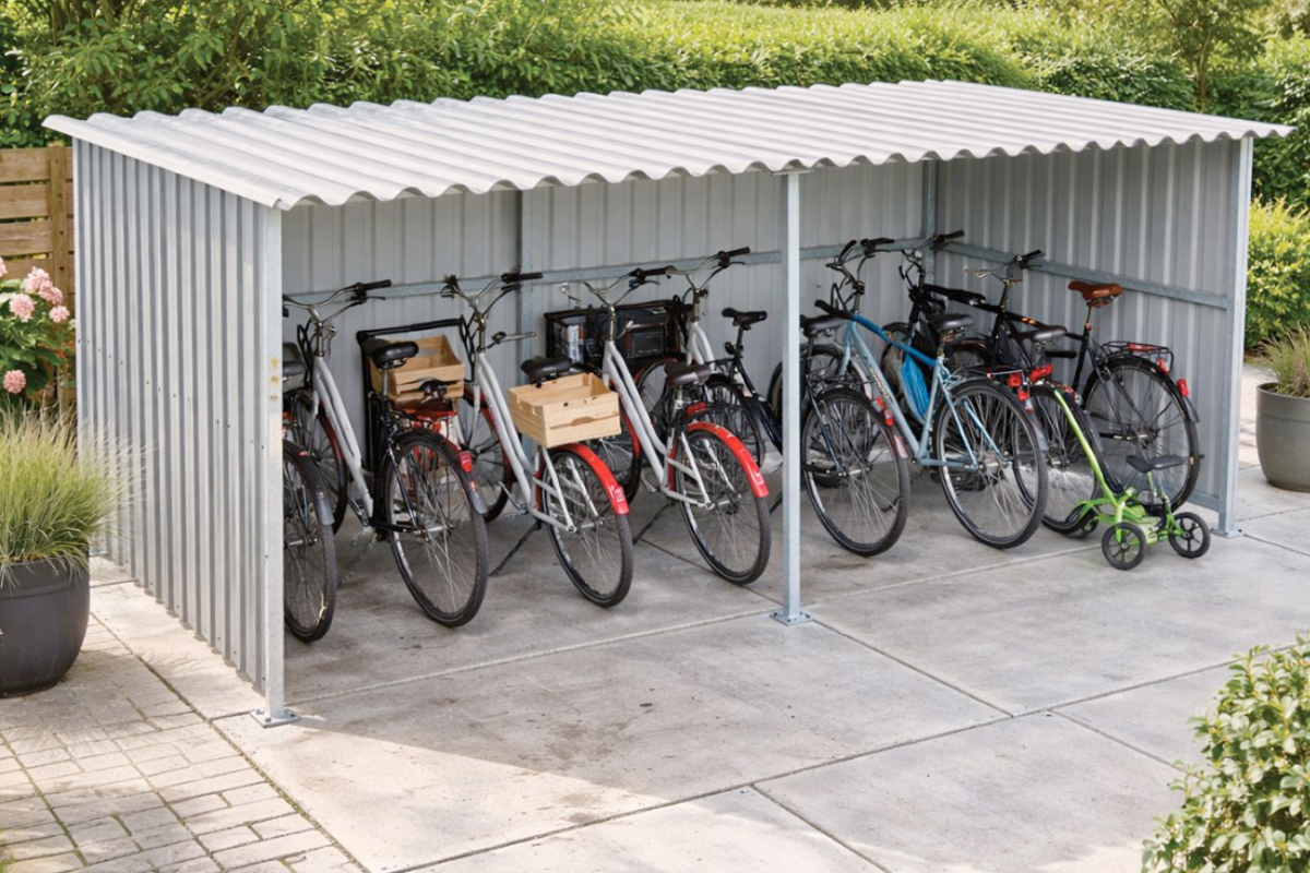 Fietsenhok in Espel
